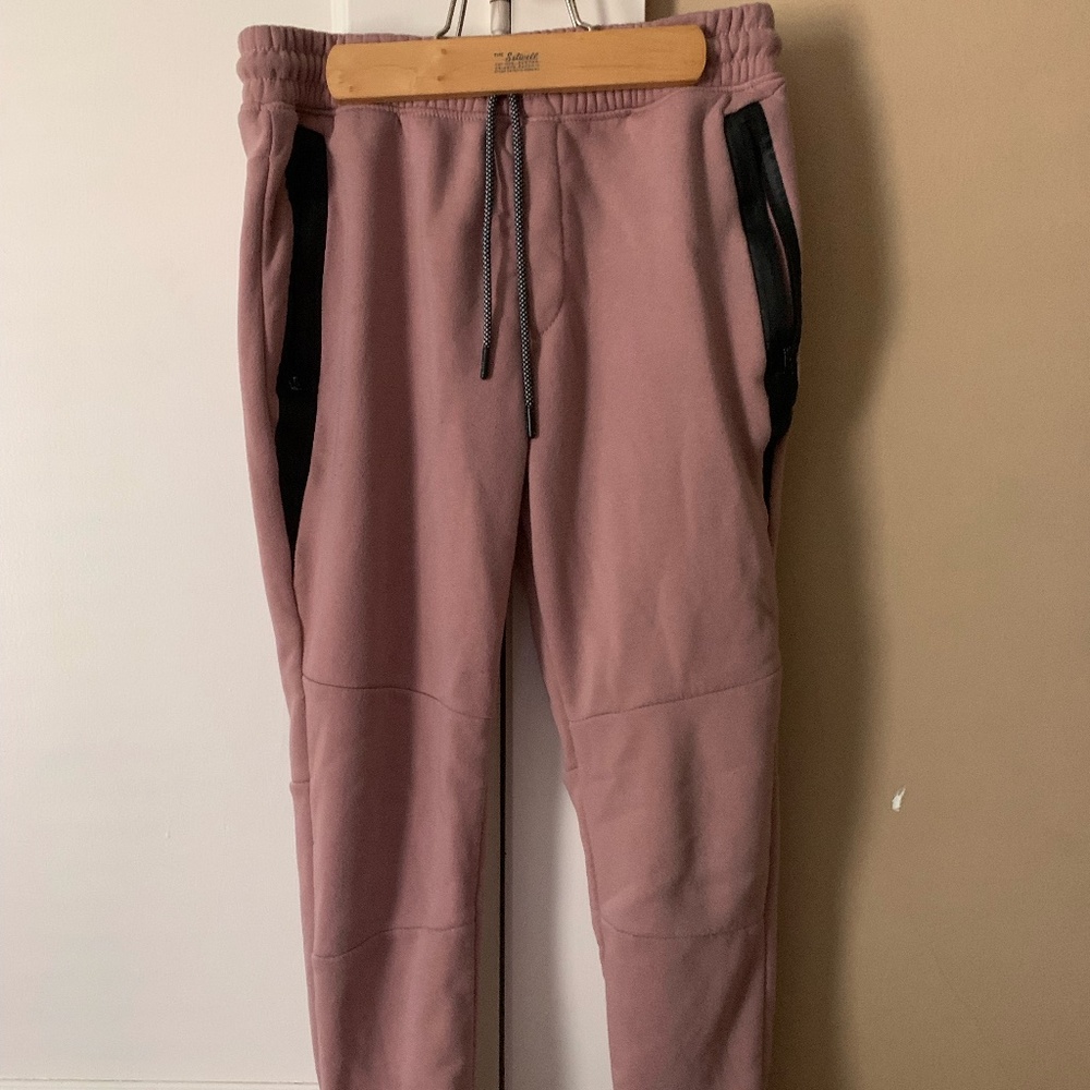 BROOKLYN CLOTH SALMON JOGGERS | see description